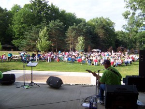 The crowd