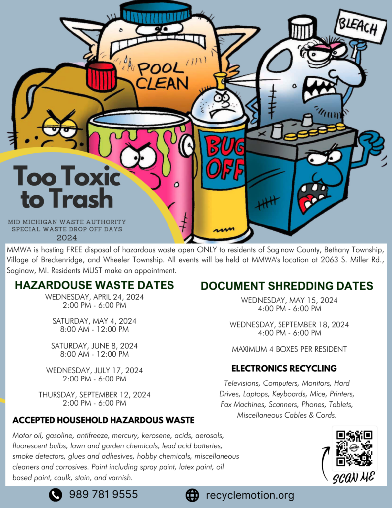 2024 MMWA Hazardous Waste Days Thomas Township